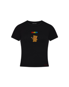 Remera QUEER Negra - comprar online