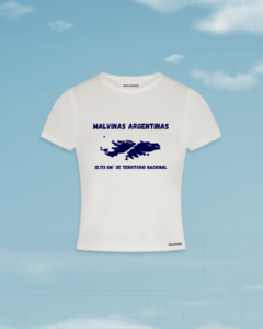 Remera Malvinas Argentinas Blanca - comprar online