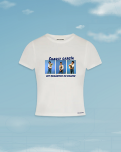 Remera Charly Romántico Blanco - comprar online