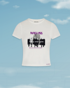 Remera Nunca Más Blanca - tienda online