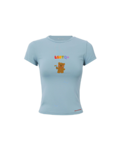 Remera LGBT Celeste - comprar online