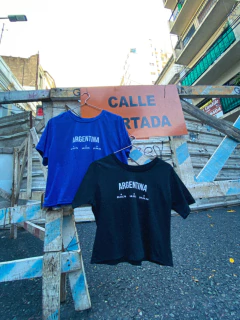 Remera Argentina Azul en internet