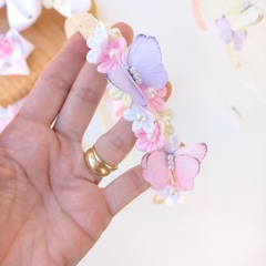 Tiara Cristal com Borboletas e Flores na internet