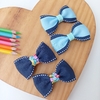 Parzinho de laço Escolar (Letras e Duo Colors)