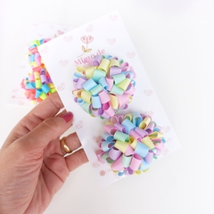 Pompom de fita (Candy/Vibrante) na internet