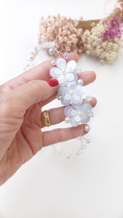 Tiara Melissa (Aramado com flores) - comprar online