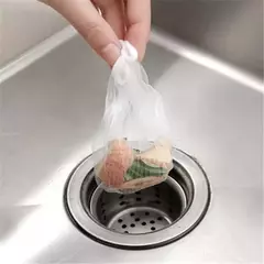 30/100 Peças Saco De Filtro De Pia Malha De Cozinha/Lixo Descartável Para Ou Banheiro Sacos De Redes - comprar online