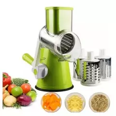 Cortador Fatiador Legumes tabletop 3 Laminas Verduras Ralador Alimentos Queijo Cozinha