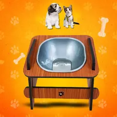 Comedouro Pet Suspenso Para Gato e Cachorro Com TAMPAS