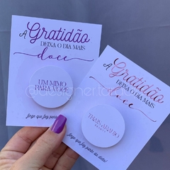 Cartão com Moeda de Chocolate