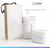 Set Kit Matero Mate Afa Blanco Xl + Pamperas Blancas + Termo Bala Gris - tienda online