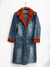 Casaco jeans de pelos - anos 2000 - Tamanho M - loja online