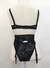 Conjunto de lingerie com cinta liga, todo em renda - vintage nova - Tamanho P - loja online