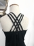 Vestido preto detalhe transpassado - Tamanho P/M - Angel brechó