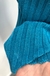 Imagem do Blusa vintage azul gola alta - tamanho G