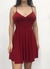 Vestido vinho de alcinha - Tamanho M