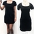 Vestido preto manga curta - Tamanho G - comprar online