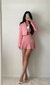 Saia colegial plissada rosa - tamanho M - comprar online