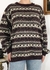 Sueter vintage estampado - tamanho G/GG - comprar online