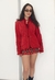 Casaco vermelho vintage - estilo anos 2000 - M/G - loja online