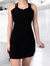 Vestido preto detalhe transpassado - Tamanho P/M