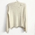 Cardigan bege com detalhes - tamanho M - Angel brechó