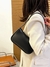 Bolsa baguete preta - couro legitimo - comprar online