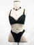Conjunto de lingerie preta vintage - Tamanho M - Nova