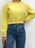 Imagem do Moletom amarelo apeluciado - Tamanho M