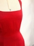 Vestido vermelho longo vintage - tamanho P - loja online