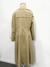 Trench Coat - Casaco comprido bege - Tamanho M - loja online