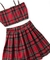 Conjunto xadrez saia e top - tamanho M - novo - comprar online