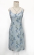 Vestido de flores azul - tamanho G - comprar online