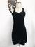 Vestido preto detalhe transpassado - Tamanho P/M na internet
