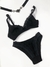Conjunto de lingerie preta vintage - Tamanho M - Nova - comprar online