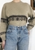 Suéter vintage estampado - tamanho G - comprar online