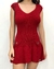 Vestido vermelho de tricô- tamanho M