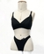 Conjunto de lingerie preta vintage - Tamanho M - novo