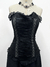 Corselet preto gótico - tamanho P