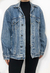 Jaqueta jeans vintage - tamanho G/GG