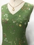 Vestido verde longo de flores - tamanho G - loja online