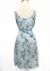 Vestido de flores azul - tamanho G na internet