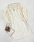 Cardigan bege com detalhes - tamanho M - comprar online