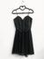 Vestido preto de brilhos - tamanho P na internet