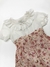 Vestido rosa de flores - tamanho M - loja online