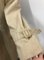 Trench Coat - Casaco comprido bege - Tamanho M