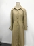 Trench Coat - Casaco comprido bege - Tamanho M - Angel brechó