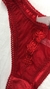 Imagem do Conjunto de lingerie vermelha com detalhes e transparência- Tamanho P - Novo
