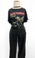 Calça de couro preta - Tamanho 40