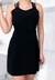 Vestido preto detalhe transpassado - Tamanho P/M - comprar online
